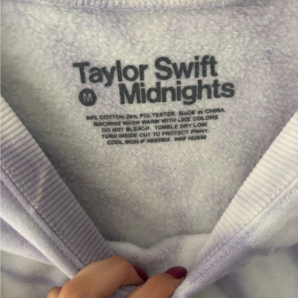 Purple tie dye Taylor swift crewneck - Picture 3 of 3